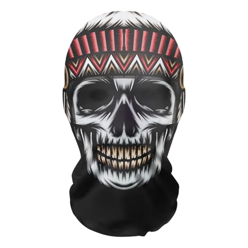 Gruselige Halloween-Maske, Horror-Maske, lustiger Netz-Kopfschmuck, lustiges Horror-Maske, Spielzeug, gruselige, realistische, atmungsaktive Netz-Maske für Cosplay, Halloween von borek