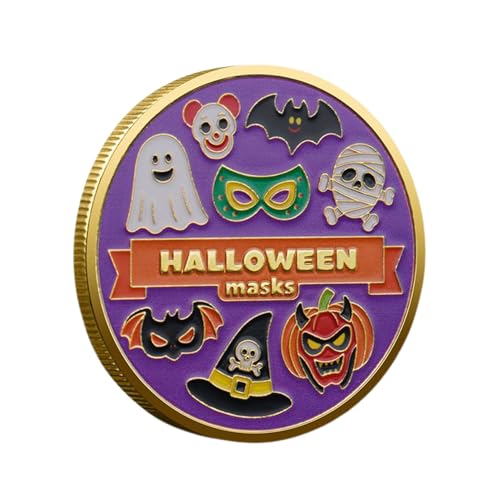 Halloween Coin - Kürbisendesign Gedenkmünzen, Saisonale Sammlung Souvenirs | Perfekt Für - Und Partydekorationen, Unisex -Geschenke, Geschenke Für Eltern Und Freunde, Sammlerstücke, Halloween -Fes Halloween Coin - Kürbisendesign Gedenkmünzen, Saisonale Sammlung Souvenirs | Perfekt Für - Und Partydekorationen, Unisex -Geschenke, Geschenke Für Eltern Und Freunde, Sammlerstücke, Halloween -Fes von brooksnaji