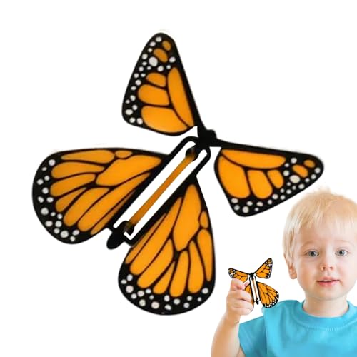 Handaufziehbare Schmetterlinge | Fliegende Schmetterlingskarten | Elastisches Spielzeug, Fotografien, wissenschaftliche Experimente, Belohnung für die Klasse, ideal für Bücher Partys Handaufziehbare Schmetterlinge | Fliegende Schmetterlingskarten | Elastisches Spielzeug, Fotografien, wissenschaftliche Experimente, Belohnung für die Klasse, ideal für Bücher Partys von brooksnaji