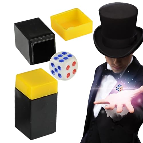 Magic Dice Game - Mysteriöse Würfel Zaubertricks, klassischer Punkt Veränderung Würfel | Magische Waren für Anfänger, Mentalismus Würfel, Stage Magic Tools, Trick Magic Gimmicks von brooksnaji