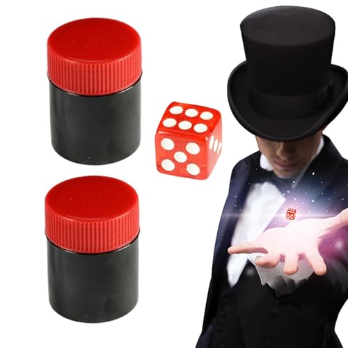 Magic Dice Trick - Klassische Punktzahl -Veränderung Würfel, lustige Würfel Magic Toys Trick Dice for Streams Trick Dice Set Trick Dice Magic Dice Tricks enthüllte Magic Dice Illusion Dice Trick Mat| von brooksnaji