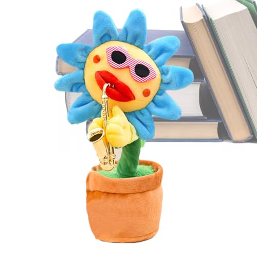 Sunflower Musical Plush-Talking Tancing Toy Mit Saxophon, Aufnahme Und Wiedergabefunktionen, Leuchtend Im Dunkeln, Weiches Spielzeug Für Babys Und Kinder | Interaktives Lustiges Geschenk, Partygunst, Sunflower Musical Plush-Talking Tancing Toy Mit Saxophon, Aufnahme Und Wiedergabefunktionen, Leuchtend Im Dunkeln, Weiches Spielzeug Für Babys Und Kinder | Interaktives Lustiges Geschenk, Partygunst, von brooksnaji