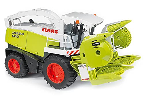 bruder 02131 - Claas Jaguar 900 Feldhäcksler - 1:16 Bauernhof Landwirtschaft Traktor Trecker Schlepper Bulldog Fahrzeug Erntemaschine Maisgebiss Feldarbeit Spielzeug von bruder