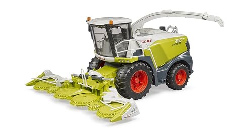 bruder 02134 - Claas Jaguar 980 Feldhäcksler - 1:16 Fahrzeug, Bauernhof, Landwirtschaft, Traktor, Trecker, Schlepper, Bulldog, Erntemaschine, Maisgebiss, Feldarbeit, Spielzeug von bruder