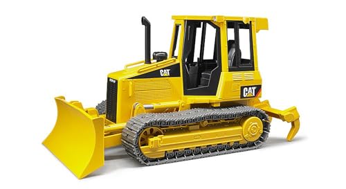 bruder 02443 - Cat Kettendozer inklusive Heckadapter - 1:16 Baufahrzeug, Baustelle, Baumaschine, Planierraupe, Spielzeug von bruder