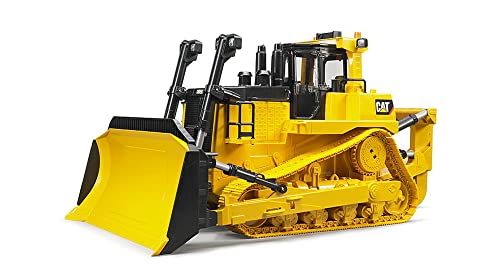 bruder 02452 - Cat großer Kettendozer - 1:16 BAU-Fahrzeug Baustelle Baumaschine Planierraupe Spielzeug von bruder