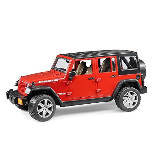 bruder 02525 - Jeep Wrangler Unlimited Rubicon - 1:16 Geländewagen Fahrzeug Auto von bruder