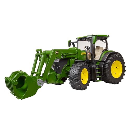 bruder 03151 - John Deere 7R 350 mit Frontlader - 1:16 Traktor, Bulldog, Schlepper, Trecker, Landwirtschaft, Bauernhof, Anhänger, Maschine, bworld, Spielzeug von bruder