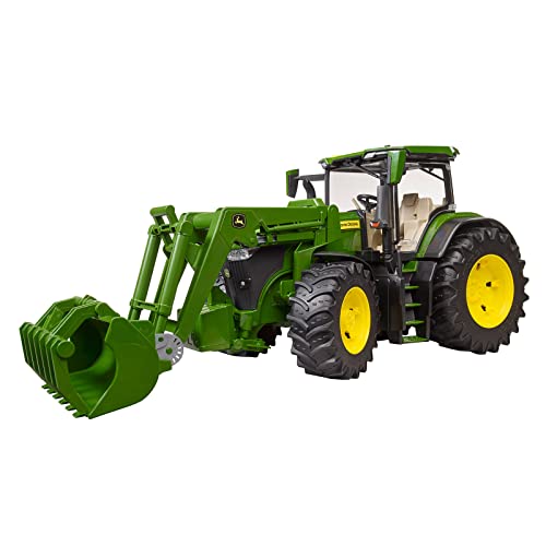 bruder 03151 - John Deere 7R 350 mit Frontlader - 1:16 Traktor, Bulldog, Schlepper, Trecker, Landwirtschaft, Bauernhof, Anhänger, Maschine, bworld, Spielzeug von bruder