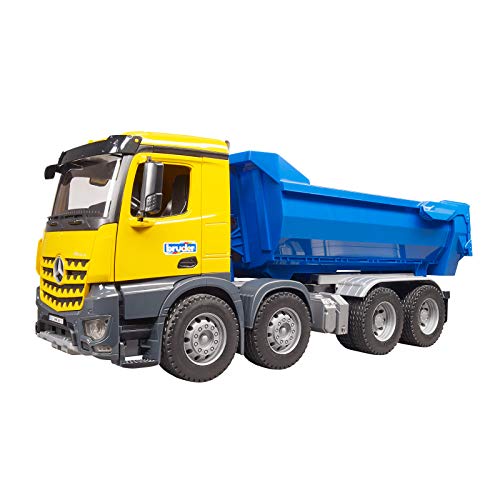 bruder 03623 - Mercedes Benz Arocs Halfpipe Kipp-LKW - 1:16 Laster Lastwagen Truck Baufahrzeug Baustelle von bruder