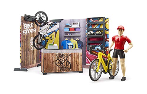 bruder 63120 - Bworld Fahrrad Shop mit Rennrad, Mountainbike, Werkstatt, Ausrüstung, Werkzeugen, Verkaufstresen - 1:16 Geschäft Laden Fahrrad Themenset bruder 63120 - Bworld Fahrrad Shop mit Rennrad, Mountainbike, Werkstatt, Ausrüstung, Werkzeugen, Verkaufstresen - 1:16 Geschäft Laden Fahrrad Themenset von bruder