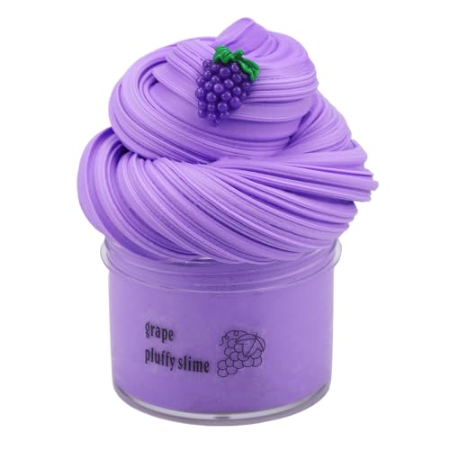 budiniao Peachybbies Slimes Kit DIY Spielzeug zum Stressabbau für Mädchen und Jungen ABS Butter Slimes Kits für Mädchen Flauschige Butter Slimes (Purple) von budiniao