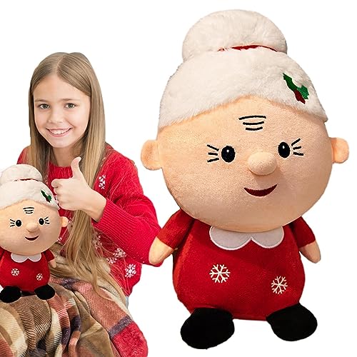 caits Puppe Claus | Weiches und niedliches Weihnachtsmann-Plüschspielzeug, 24,9 cm (9,8 Zoll), Plüsch-Weihnachtsmann-Puppe für Weihnachtsfeiern, traditionelle Puppe von caits