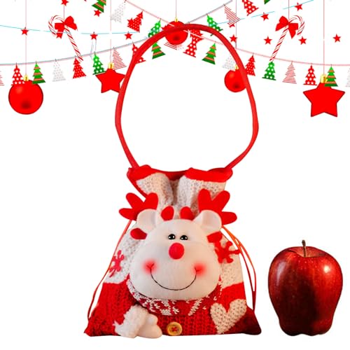 caits Weihnachts-Geschenktüten mit Kordelzug, kleine Weihnachtstüten für Süßigkeiten, kleine Puppen-Taschen, Süßigkeiten-Geschenk, Design der Puppe der Geschichte, für Handtaschen von caits