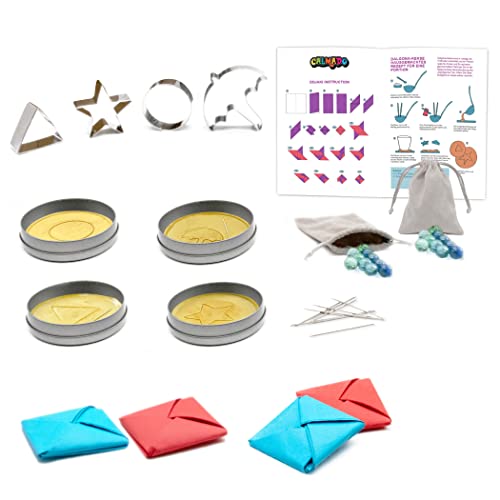 Calmado – The Game Spiele Set mit Murmeln, Ddakji Rot/Blau, Einladungskarten, Dalgona Set mit Keks Ausstechformen, Squid, Behälter & Nadel Incl. Anleitung / Rezept für Spiele & Dalgona Kekse. Calmado – The Game Spiele Set mit Murmeln, Ddakji Rot/Blau, Einladungskarten, Dalgona Set mit Keks Ausstechformen, Squid, Behälter & Nadel Incl. Anleitung / Rezept für Spiele & Dalgona Kekse. von calmado