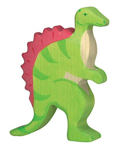 Spinosaurus Dinosaurier Dino Holzfigur Holzspielzeug von Holztiger mit Palandi® Sticker von cama24com