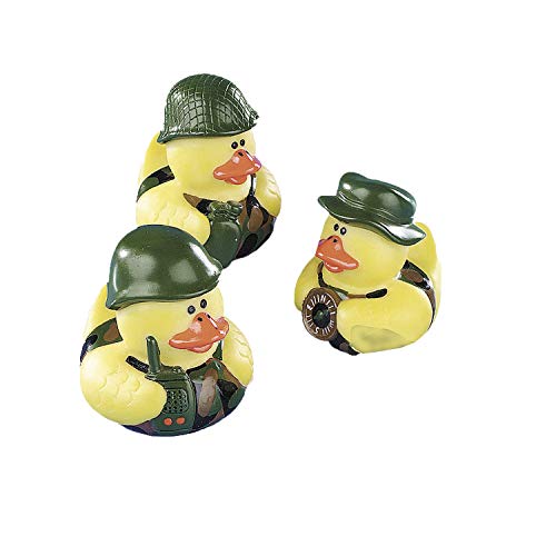 cama24com Gummienten Bundeswehr Soldaten Army 3 Stück mit Palandi® Sticker von cama24com