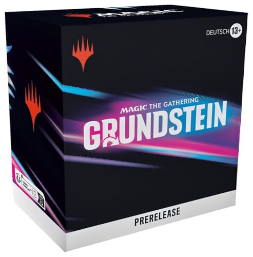 Magic: The Gathering - Grundstein Prerelease Pack (Deutsch) | 6 Play-Booster, Foil Stamped Premium, Promo, Arena Code & Spezialkarte | Deckbox + 100 cardcosmos Sleeves von cardcosmos