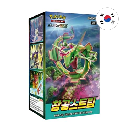 Pokémon Blue Sky Stream Display Booster Box (Koreanisch) – 30 Booster-Packs | Inklusive cardcosmos Versandschutz | Original Pokémon TCG KOR Edition von cardcosmos