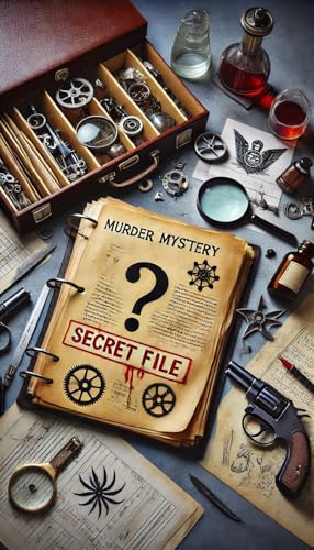 Detektivspiel Ungelöster Mystery-Mord - Cold Case Files Investigation Detective Clues/Beweise - Lösen Sie das Verbrechen - Für Einzelpersonen, Date-Nächte & Partygruppen (Mistery Game) von cardly