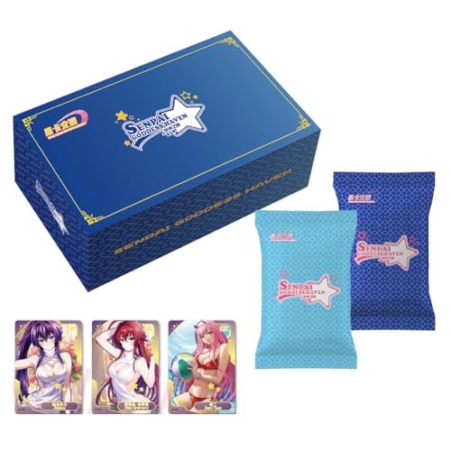 cardokey Booster Box Collectible - Senpai Goddess Haven 5 Series - Goddess Story Series Anime Girls Trading Cards von cardokey