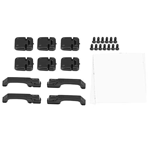 4pcs RC -Autotürgriff, Plastik -Auto -Türscharniere Autotürgriff Kits für Traxxas 4 1:10 RC Crawler von cardyven