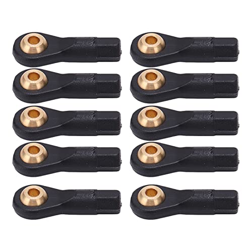 cardyven 10pcs RC -Auto M2 Ballhalter Spurstange Enden, Spurstangenkugelhalter Spurstange Endkugelhalterung Verbindungsstange für RC Hobby Model Autowagen Boot von cardyven