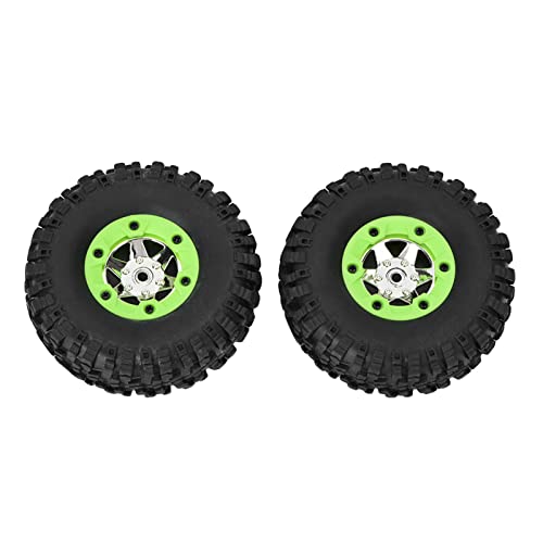 cardyven 2pcs RC -Autorreifen, 1/12 RC Autorad Hex Hub Wheel Felgen Gummi -Reifen Modell Spar Teile Zubehör für Wltoys 12428 12423 1/12 RC -Auto (Rechter Reifen Zwei Pakete) von cardyven