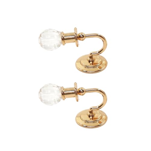 Elegante Puppenhaus-Beleuchtung, elegante 1 12 Skala Kristall und Metall, Actylic-Wandlampen, tragbar, für Bastler, Miniatur-Heimdekoration Elegante Puppenhaus-Beleuchtung, elegante 1 12 Skala Kristall und Metall, Actylic-Wandlampen, tragbar, für Bastler, Miniatur-Heimdekoration von carotoe