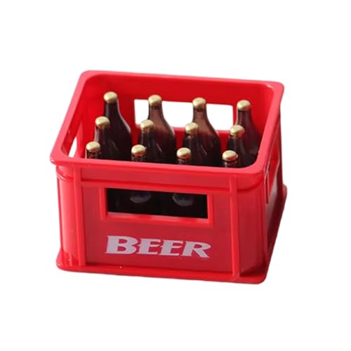 Puppenhäuser Miniatur-Biergetränke-Set mit Kiste im Maßstab 1:12 für Bastelprojekte und Modell-Enthusiasten Miniatur Puppenhäuser Miniatur-Biergetränke-Set mit Kiste im Maßstab 1:12 für Bastelprojekte und Modell-Enthusiasten Miniatur von carotoe