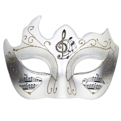 carotoe Elegante glitzernde Augenmaske für Damen, Karneval, Venezianer, halbes Gesicht, für Maskerade, Party und Hochzeit, Event von carotoe