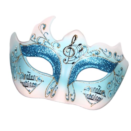 carotoe Elegante glitzernde Augenmaske für Damen, Karneval, Venezianer, halbes Gesicht, für Maskerade, Party und Hochzeit, Event von carotoe