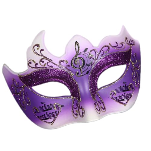 carotoe Elegante glitzernde Augenmaske für Damen, Karneval, Venezianer, halbes Gesicht, für Maskerade, Party und Hochzeit, Event von carotoe