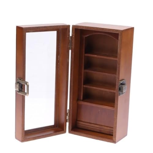 casstaly Handgefertigtes Miniatur-Bücherregal aus Holz, Statue, Schreibtisch-Ornament, Heimtisch, Bücherregal casstaly Handgefertigtes Miniatur-Bücherregal aus Holz, Statue, Schreibtisch-Ornament, Heimtisch, Bücherregal von casstaly