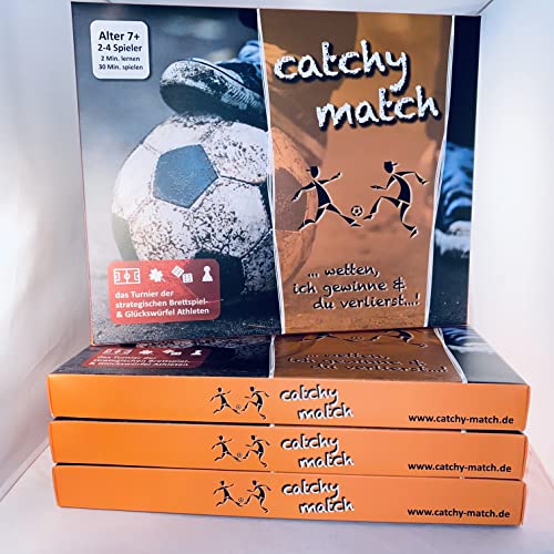 Fußballspiel catchy-match, Geschenktipp des Jahres, Kinder und Erwachsene, Familie, Fan Spielzeug, Elandi2022-1 von catchy-match