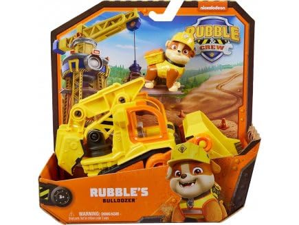 Set für Paw Patrol, Kollektion Ruben und Compagnie – Ruben + Bagger-LKW – Set Figur und Fahrzeug mit Tigerkarte von cavernedesjouets