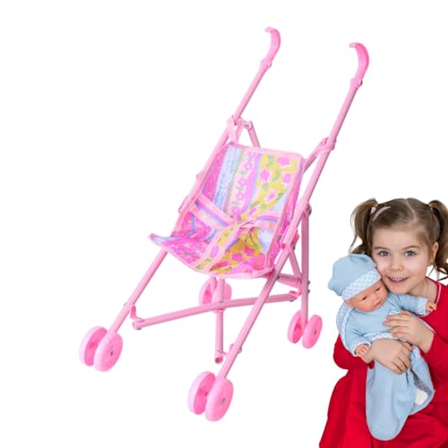 Baby Doll Stroller, Realistic Pretend Play Toy, Foldable Lightweight Design, Child-Safe Construction, Bedroom, Kindergarten, Family Play, Indoor Gatherings, Early RolePlaying Fun,42cm Pink Baby Doll Stroller, Realistic Pretend Play Toy, Foldable Lightweight Design, Child-Safe Construction, Bedroom, Kindergarten, Family Play, Indoor Gatherings, Early RolePlaying Fun,42cm Pink von ccuzs