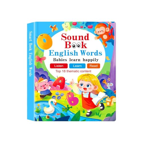 Baby Sound Books - Lernspielzeug Mit Ton Für Kleinkinder - Elektronisches Spielzeug Mit Sprachfunktion Und Sensorik Für Kinder Zum Lesen Lernen Baby Sound Books - Lernspielzeug Mit Ton Für Kleinkinder - Elektronisches Spielzeug Mit Sprachfunktion Und Sensorik Für Kinder Zum Lesen Lernen von ccuzs