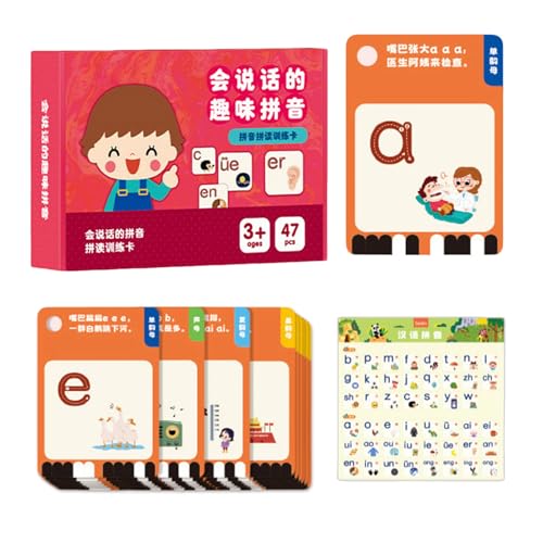 Educational Flash Cards, Kids Instruction Card, Interactive Learning Device, Early Childhood Development Tool for Boys Girls Ages 4-6 Birthday Kindergarten Classroom Homeschool Travel Outdoor Use Educational Flash Cards, Kids Instruction Card, Interactive Learning Device, Early Childhood Development Tool for Boys Girls Ages 4-6 Birthday Kindergarten Classroom Homeschool Travel Outdoor Use von ccuzs
