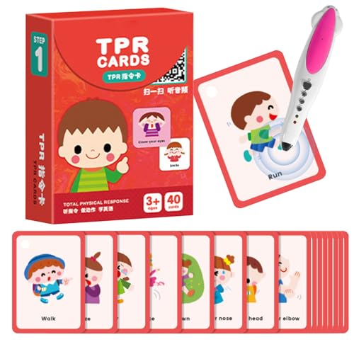 Educational Flash Cards, Kids Instruction Card, Interactive Learning Device, Early Childhood Development Tool for Boys Girls Ages 4-6 Birthday Kindergarten Classroom Homeschool Travel Outdoor Use Educational Flash Cards, Kids Instruction Card, Interactive Learning Device, Early Childhood Development Tool for Boys Girls Ages 4-6 Birthday Kindergarten Classroom Homeschool Travel Outdoor Use von ccuzs