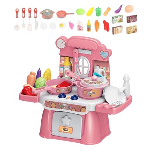 Küchenspielzeuge für Kinder, Kochset für Spieler, Lernspiel, Lernspiel, 24-teilig, realistische Lebensmittel und Utensilien, Vorschulaktivitäten, Co-Partys Küchenspielzeuge für Kinder, Kochset für Spieler, Lernspiel, Lernspiel, 24-teilig, realistische Lebensmittel und Utensilien, Vorschulaktivitäten, Co-Partys von ccuzs