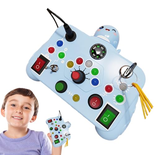 LED-Board, Busy Toy Toddler Activity, Sensory Perception Exercise Toys, 6,1 x 2,36 x 4,92 Zoll, ideal für Pre-Kindergarten Learning, für Kinder ab 1-7 Jahren von ccuzs