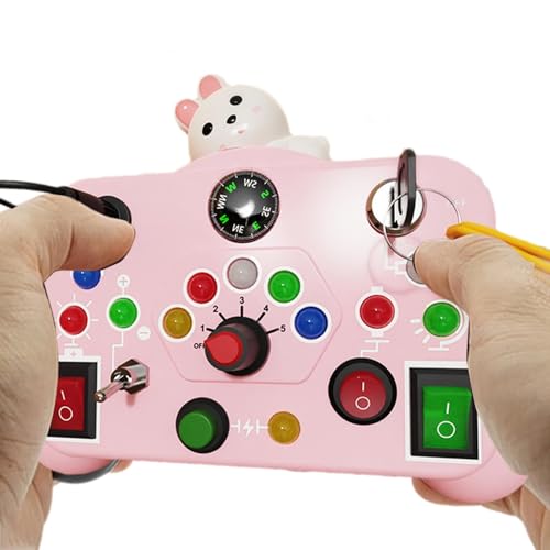 LED Board, Busy Toy Toddler Activity, Sensory Perception Exercise Toys, 6.1x2.36x4.92 inches, Ideal for Pre-Kindergarten Learning, for Children Aged 1-7 Years O von ccuzs