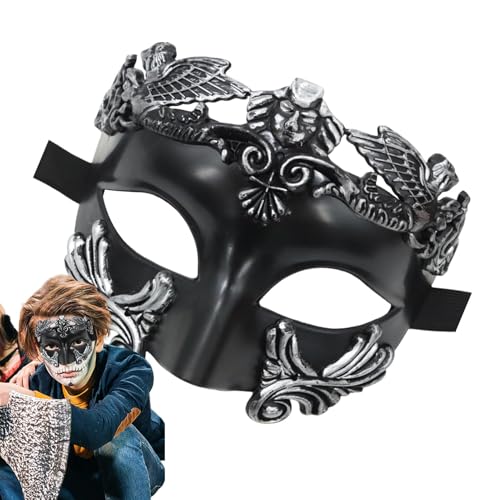 Maskerade Face Covering, Halloween Antike Römische Stil Face Cover, Antike Griechische Ägyptische Gesichtsmasken Herren Maskerade Cover Karneval Rollenspiel Masken für Event Party Indoor von ccuzs