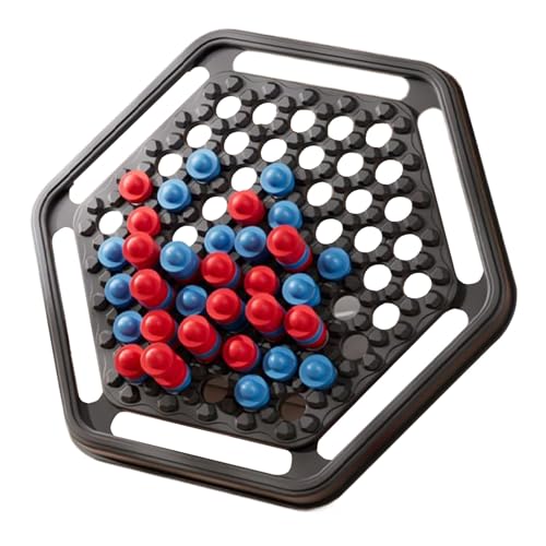 Puzzle Board Game, Desktop Strategy Toy, Educational Family Bonding Activity Brain-Boosting Interactive Gameplay Color for Kids, Adults, Boys, Girls, Home, Party Use, 8.66x0.39x7.87 Inches Puzzle Board Game, Desktop Strategy Toy, Educational Family Bonding Activity Brain-Boosting Interactive Gameplay Color for Kids, Adults, Boys, Girls, Home, Party Use, 8.66x0.39x7.87 Inches von ccuzs