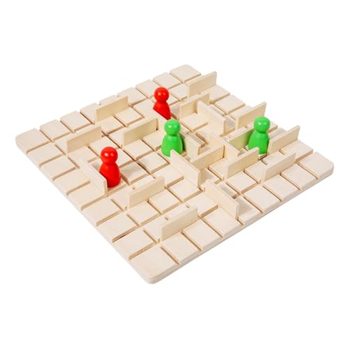 Schritt-für-Schritt-Kampfschach, Schachbrettspiele, Holzschachspiel, interaktives Eltern-Kind-Schachspiel, pädagogisches Schachspielzeug, Schach-Puzzle-Brettspiel für Kinder, Erwachsene von ccuzs