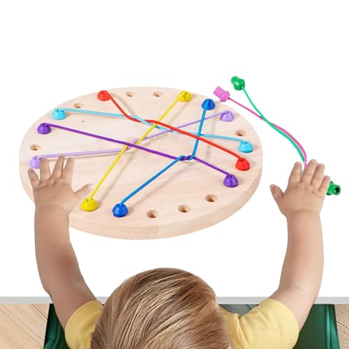 ccuzs Brain Teaser Game, Family Playset Toy, Creative and Engaging, Rope Challenge Puzzle, Educational Puzzle for Creative and Challenging, 8.66x8.66 Inches von ccuzs