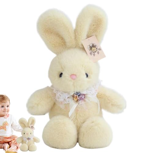 ccuzs Bunny Plush, Weiche Plüschpuppe, 25 cm, süße Bunny, süßes Spielzeug für Zuhause, Studios, Restaurants, perfekte Geschenke für Kinderliebhaber und Sammler von ccuzs