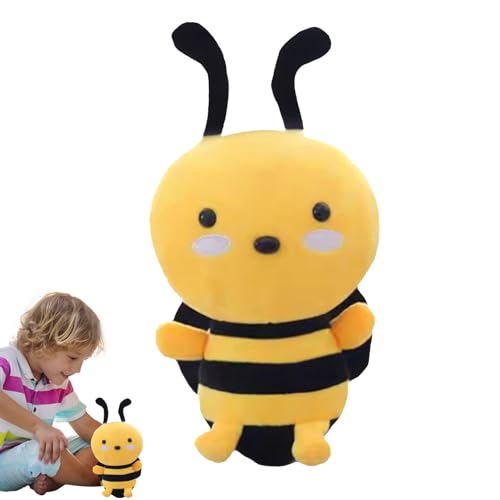 ccuzs Cute Bee Plush Pillow, Cartoon Throw Pillow, 8 Inch Plush Bee, Stuffed Bees Toy with 8 Inches Adorable Stuffed Bee Design for Birthday Decorations and Present (1 Piece) von ccuzs