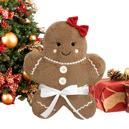 ccuzs Gingerbread Pillow Soft Plush, Christmas Stuffed Animal, Cute Cartoon Doll, Cozy Decorative Cushion for Baby Party Children Youth Girls Girlfriend Son Friends Daughter Kids School Family ccuzs Gingerbread Pillow Soft Plush, Christmas Stuffed Animal, Cute Cartoon Doll, Cozy Decorative Cushion for Baby Party Children Youth Girls Girlfriend Son Friends Daughter Kids School Family von ccuzs
